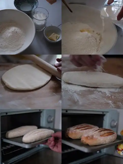 超简单的自制牛奶哈斯面包