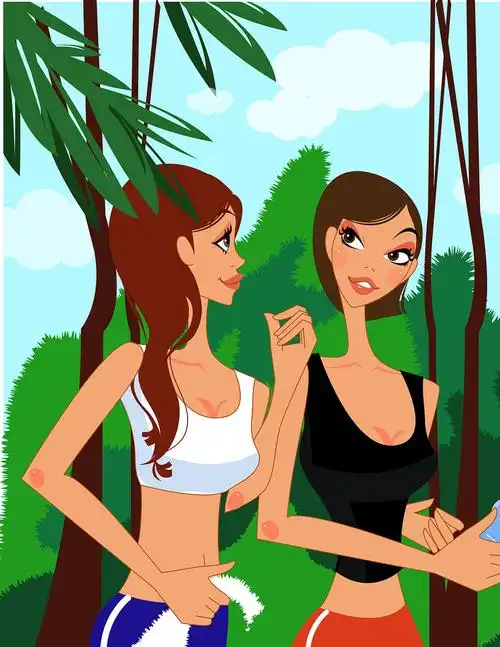 卡通人物场景平面广告素材免费下载(图片编号:8584558)-六图网