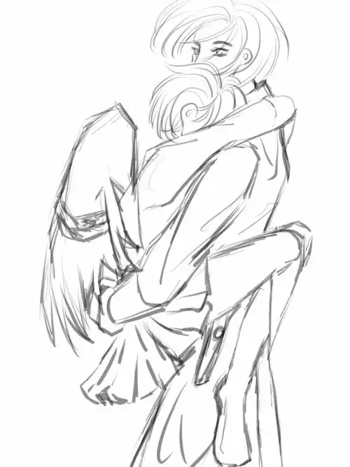 天使与恶魔插画图片壁纸