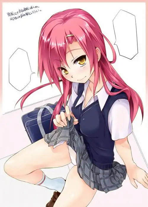 掀裙子动漫女孩图集17p