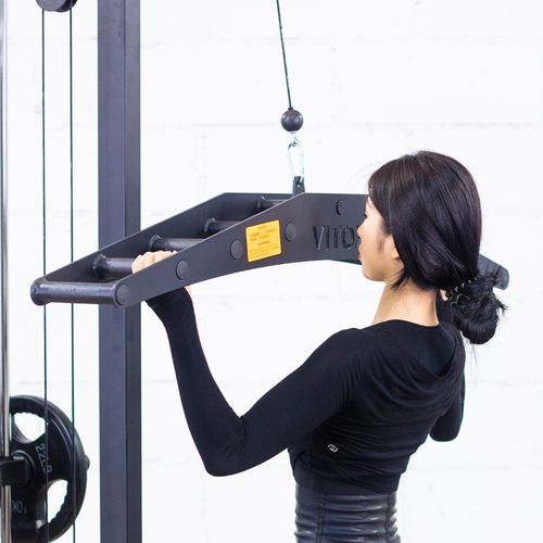 高位拉力龙门架家用低位划船坐姿下拉多功能把手力量训练器械(综合型)