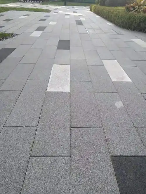 来一波漂亮的砂基透水砖铺装效果图武汉荣益建材科技