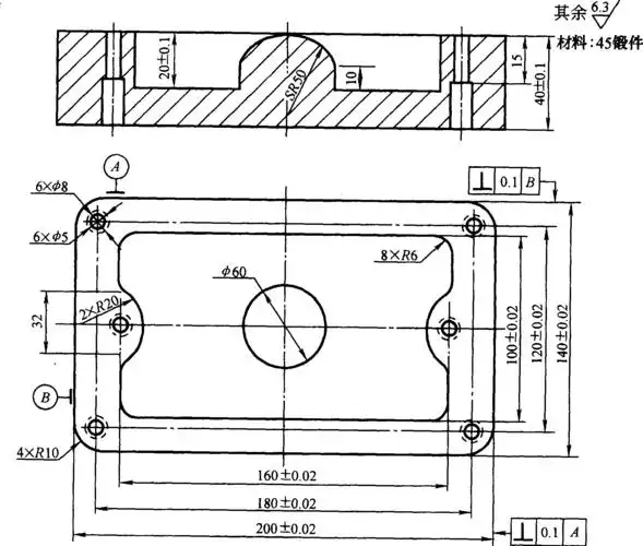 数控铣,加工中心图纸(1)