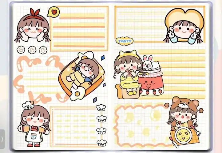 ipad电子手帐  #手账  #电子手帐模板