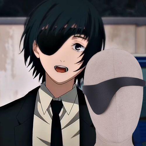 电锯人姬野眼罩姬野前辈独眼面罩cosplay道具