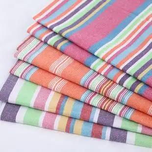 厂家直销老粗布布料 条纹全棉四季布床单舒适不掉色 床上用品批发