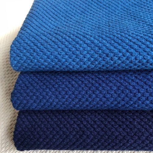 剑道服面料蓝染布手工植物染纯棉厚款服装手工diy布包帆布鞋布料