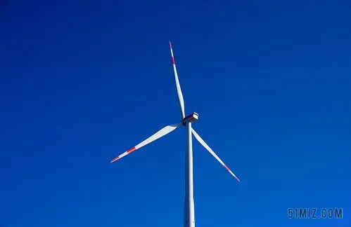 风车 天空 蓝色 风电 能源 环保技术