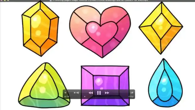 漂亮宝石简笔画儿歌