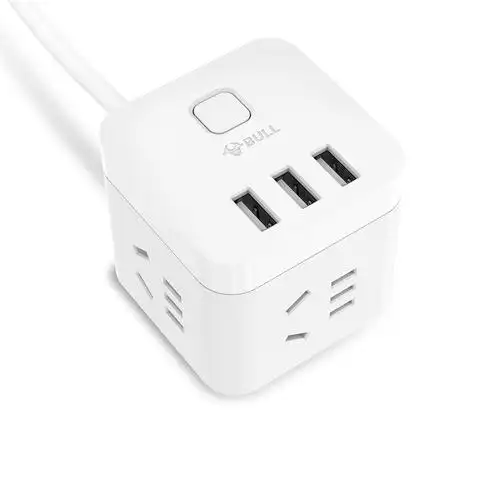 公牛多功能插座 魔方多usb口插排接线板 拖线板 gn-u303u 全长1.