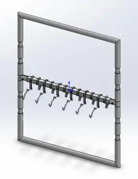 一种电镀挂具图纸合集的封面图