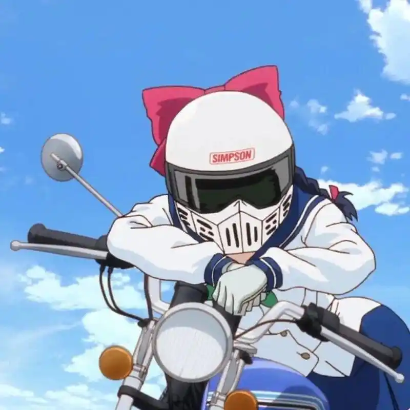 机车头像|卡通动漫头像 今日份机车头像～～女生专属 爆音少女来梦