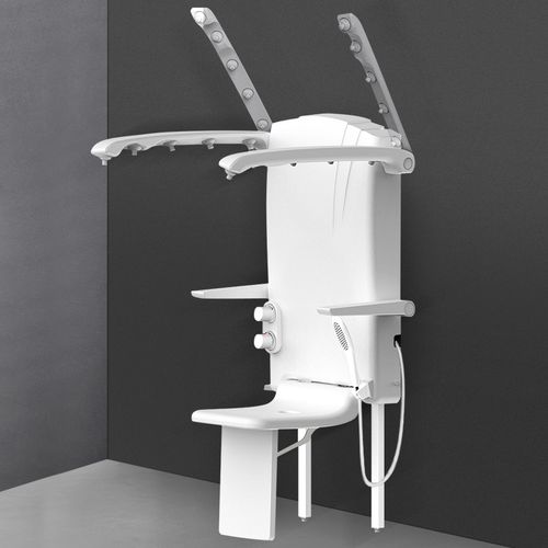 坐式恒温淋浴器多功能挂墙坐浴老人洗澡折叠淋浴浴室扶手