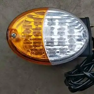 东风东方红雷沃拖拉机农用车扶手灯前侧转向灯led车灯双色椭圆