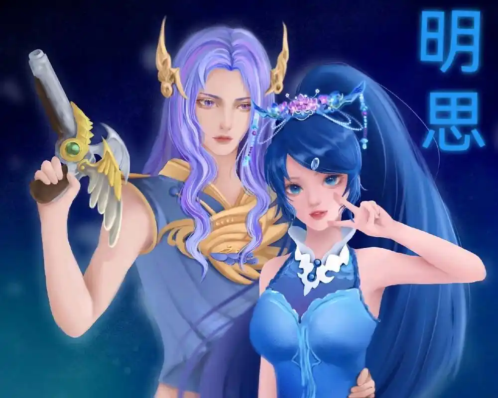 叶罗丽明思cp 陈思思的新造型和高泰明变身后的样子.