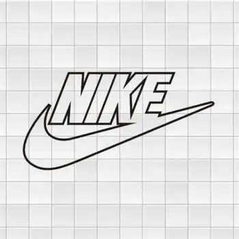 耐克nike标志logo个性创意雕刻镂空汽车贴纸潮流电动车反光装饰贴b款