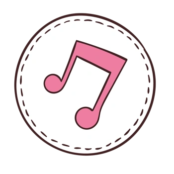 音乐符号贴纸装饰