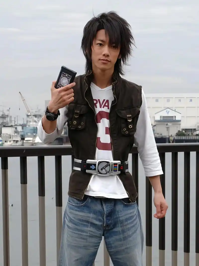 假面骑士电王演员#音乐一响假面登场 #骑士形态 #电王四傻