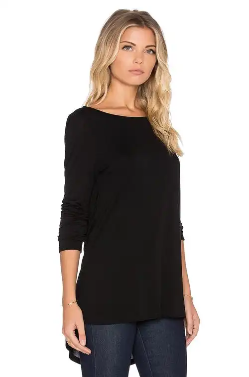 heather long sleeve yoe 后身v形上装