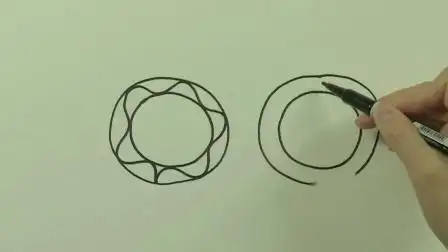 简笔画画手镯,画时代美术