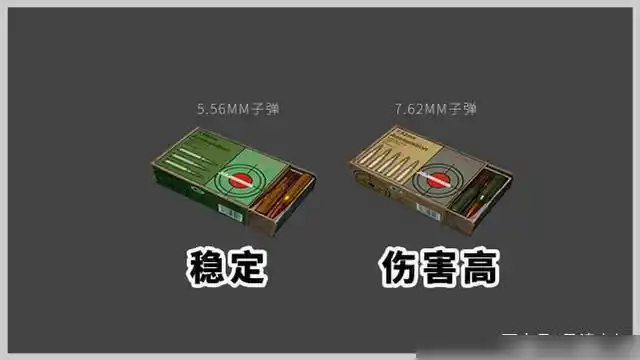 62mm子弹的武器,伤害普遍性比较高,比如狙击枪98k,m24;连发狙slr,sks