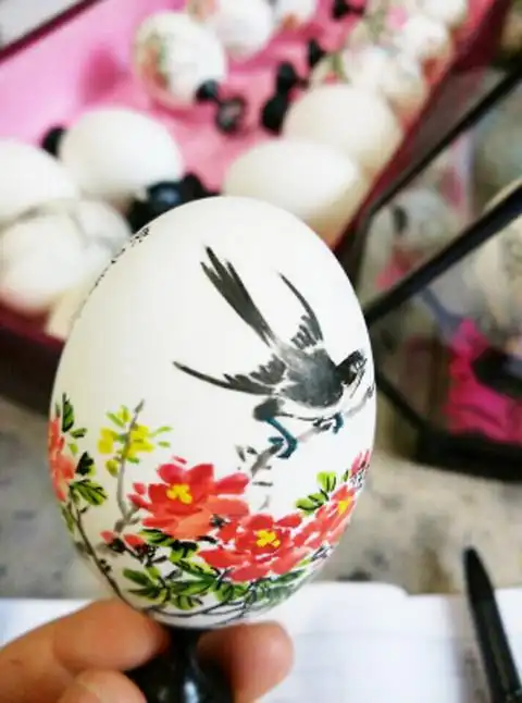 蛋画, 蛋壳上的艺术