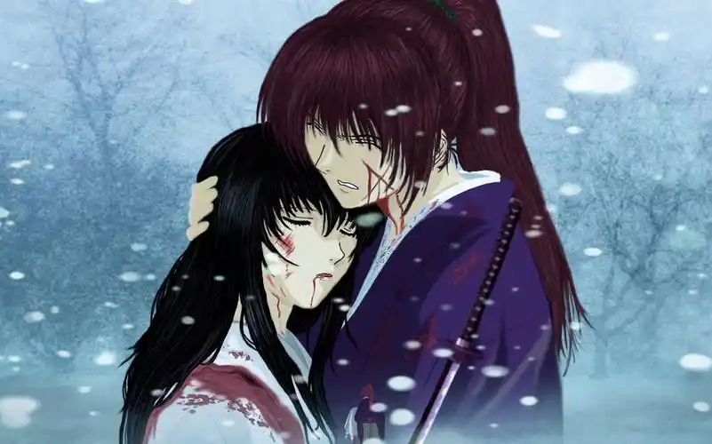 剑心x雪代巴追忆篇人间不见白梅香生者独守十字伤