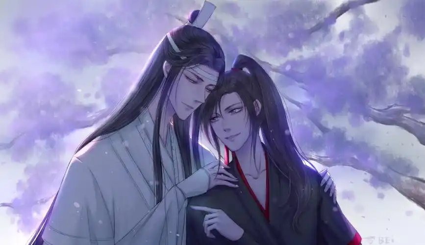 动漫图片:《魔道祖师》我的男神魏无羡蓝湛啊