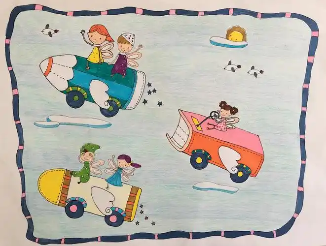 【绘画】《童年的时光机》