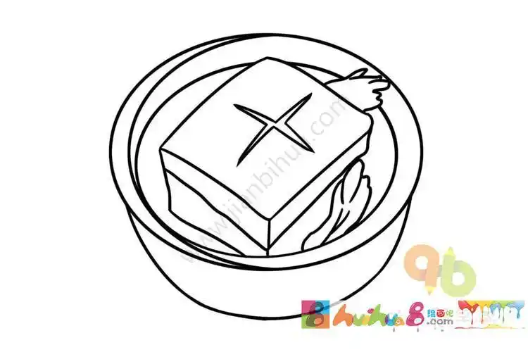 东坡豆腐的简笔画 简笔画图片大全-蒲城教育文学网