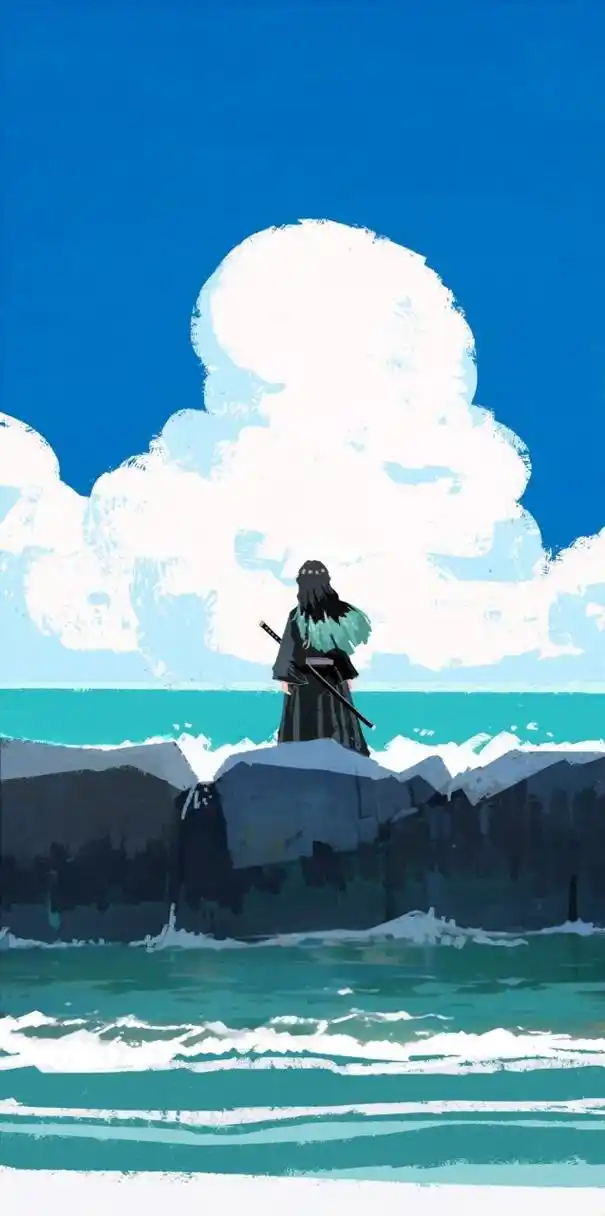 鬼灭之刃# 时透无一郎背影 twi:seisyunbotdesu