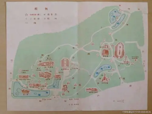 广州越秀公园游览图