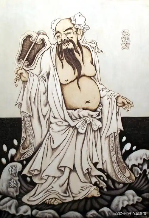 汉钟离像 网图  侵删