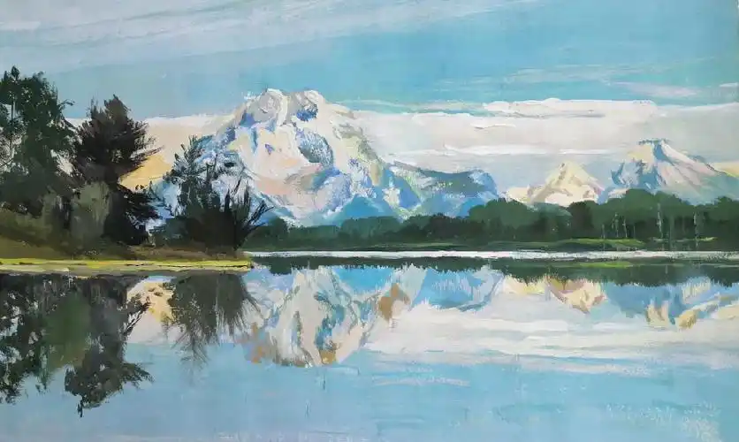 美术学院1907班色彩风景临摹与写生网络课程课堂作业汇报展