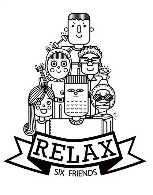 ai快速勾线简笔画线条