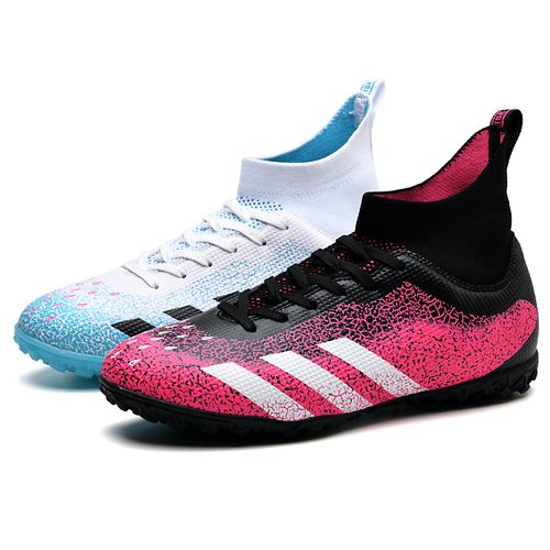 鸳鸯鞋成人学生儿童男女长钉碎钉高帮足球鞋 188碎钉鸳鸯 38