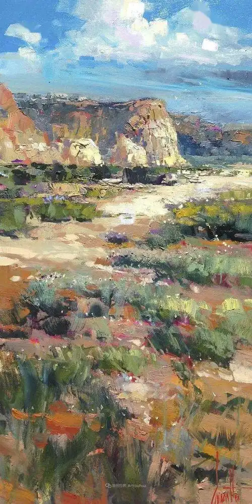 美国画家stevenquartly印象派风景油画作品赏析