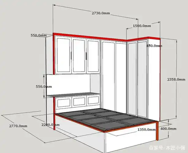 榻榻米衣柜收纳布局分享容量超大