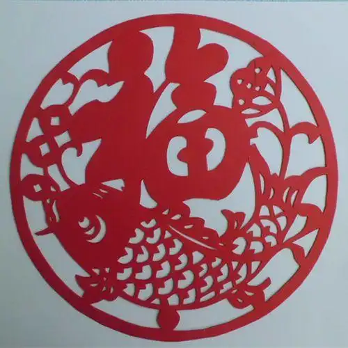 福鱼窗花剪纸教程