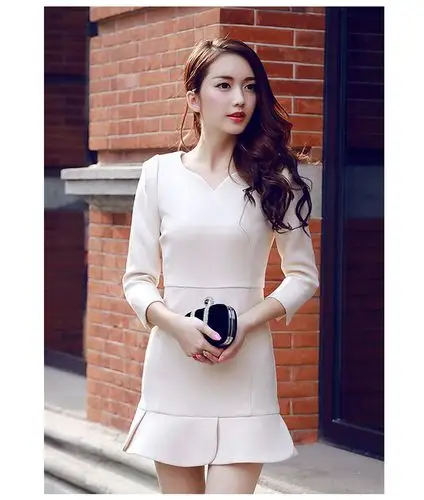 韩版修身伴娘晚礼服年会主持派对气质姐妹连衣裙子_服饰鞋包/女装