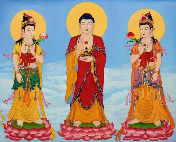 佛教东方三圣药师佛与他的两个儿子