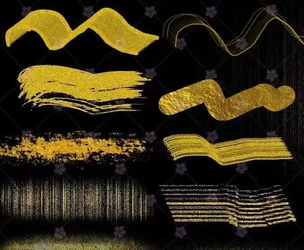 56款国潮金箔烫金笔刷,适用于ps和procreate 笔刷资源 第8张