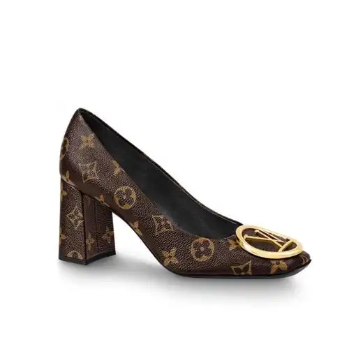 lv 1a4xc6 棕色 madeleine 高跟鞋