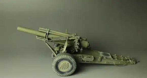 m1式155榴弹炮:美式重炮的开山之作,志愿军取之于敌,用之于敌