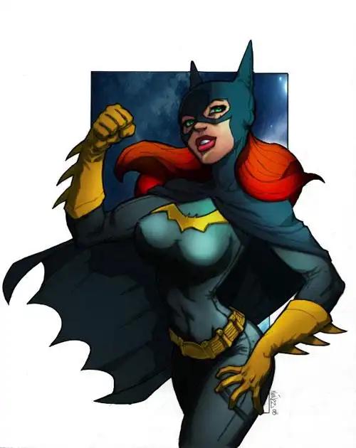 动漫英雄人物:蝙蝠女(batgirl)插画欣赏(2)
