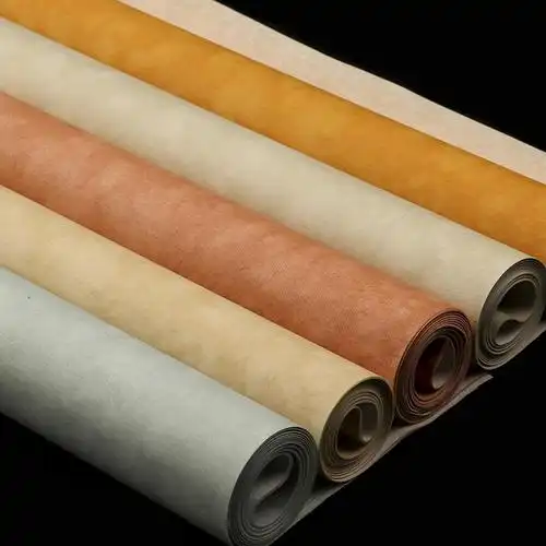 宣纸国展比赛蜡染仿古做旧半生半熟虎皮专用古风宣纸