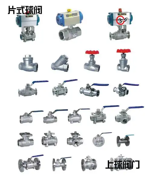 不锈钢片式球阀