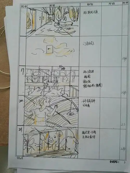 千与千寻分镜练习