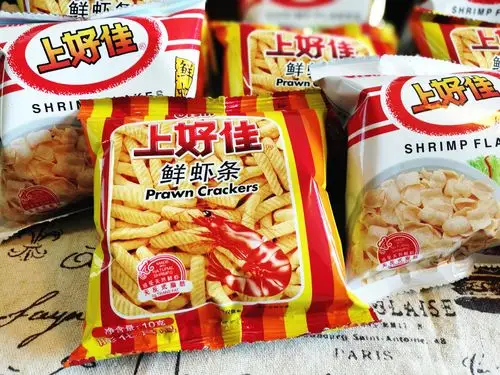30袋包邮上好佳鲜虾条鲜虾片洋葱圈粟米条10克休闲膨化食品零食