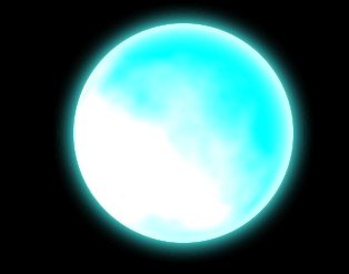 ps简单制作发光动画图片